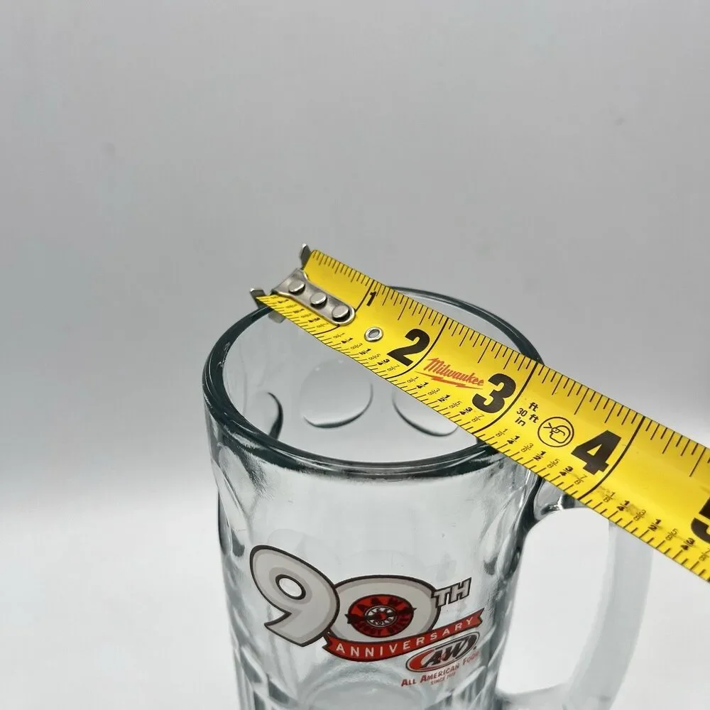 Vintage - A&W Root Beer 90th Anniversary Mug - 7” Tall  18 oz.